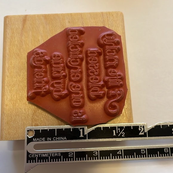 Birdhouse Rubber Stamp, Friendship Stamp, Card Making Stamps, Vintage 1990s - Picture 5 of 7